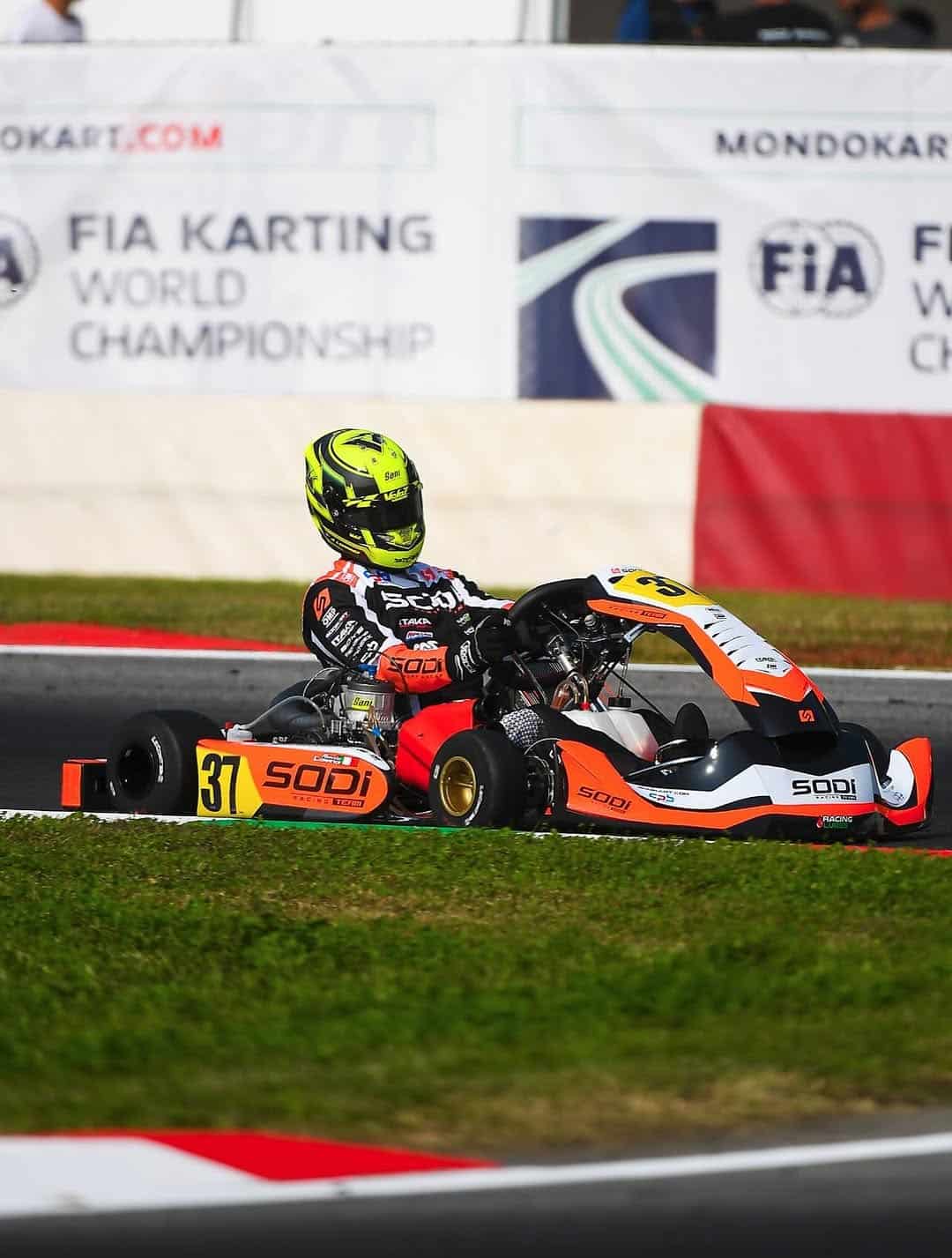 Alessio Lorandi Driving Sodi KZ2